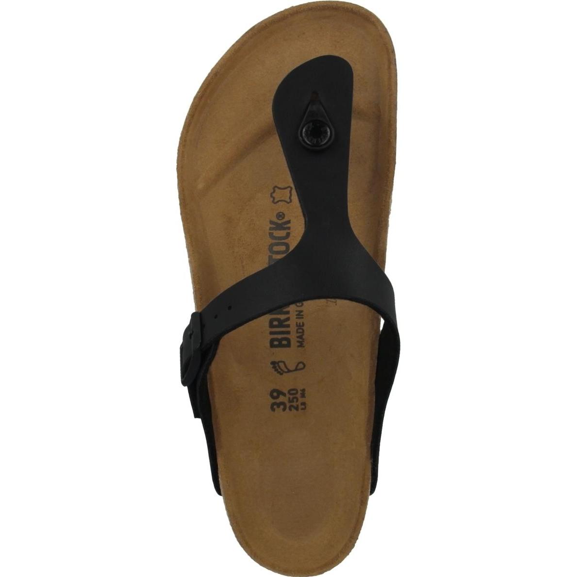 Thumbnail - Birkenstock, Unisex, Sandalen, Gizeh Birko-Flor Normal, Schwarz, (39)