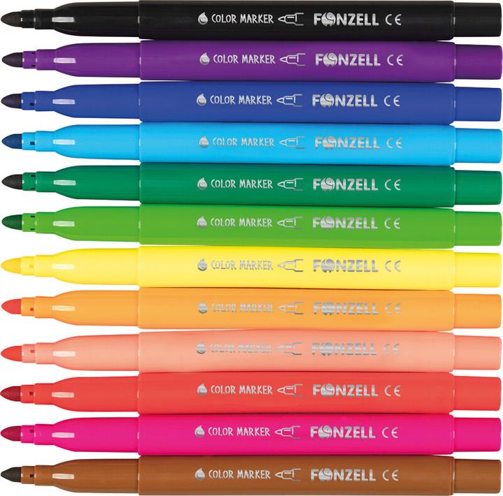 Produktbild Fonzell Marker Kids (12x)