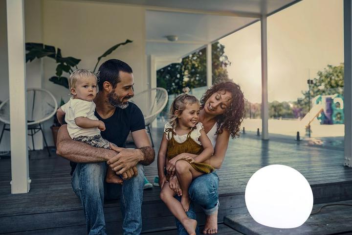 Produktbild Newgarden BULY 50 LED runde Terrassenleuchte im Kugel-Design 50cm E27 Innen & Aussen IP65 (600 lm, E27, IP65)