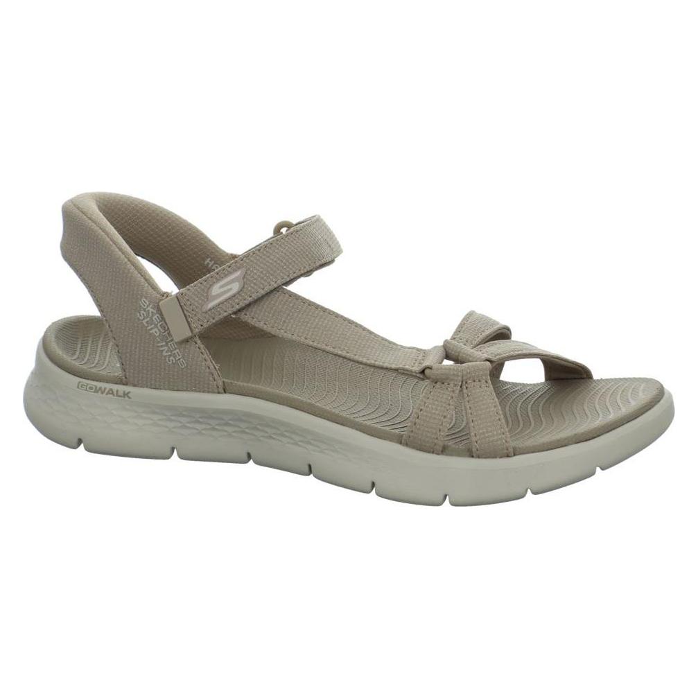 Skechers, Vrouwen, Sandalen, Go Walk Flex Slip Ins, Grijs, Beige, (40)