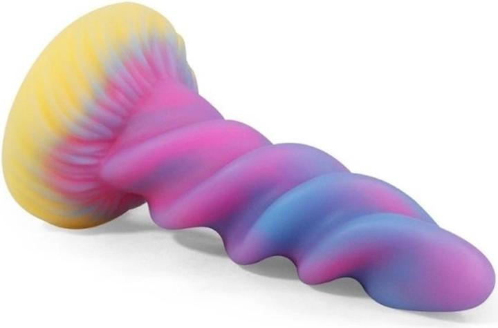 Actual product image Unicorny Dildo "Unicorn Spiral" Glow-in-the-Dark