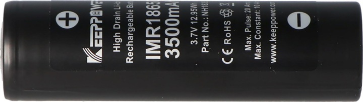 Produktbild Keeppower Akku IMR18650 - (Flat Top) (1 Stk., 18650, 3500 mAh)