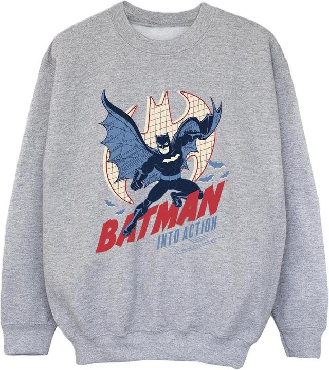 Actual product image Boys Batman Into Action Sweatshirt (116)
