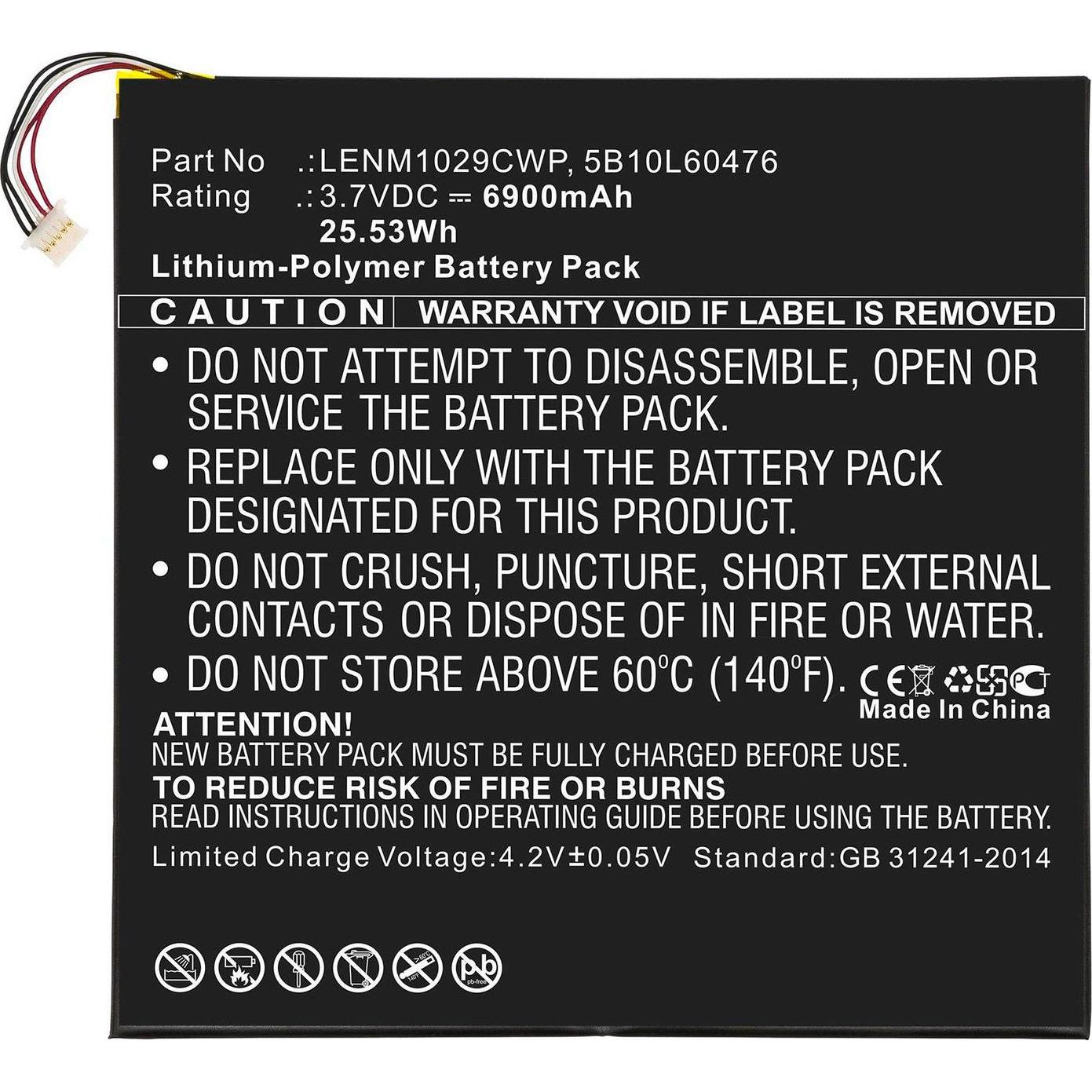 CoreParts Laptop Battery for Lenovo, Notebook Akku