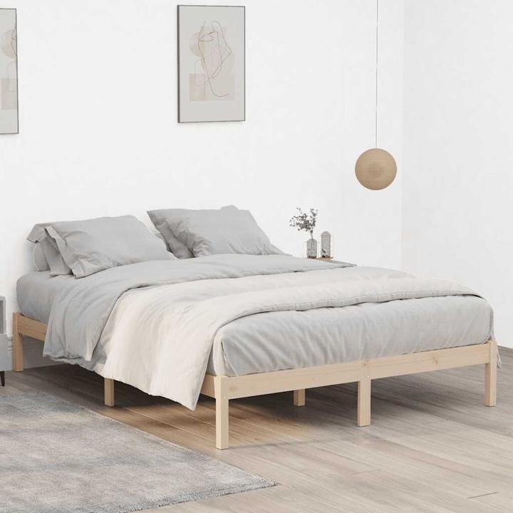 Image du produit VidaXL Bett ohne Matratze Kiefer (193 x 203 cm)