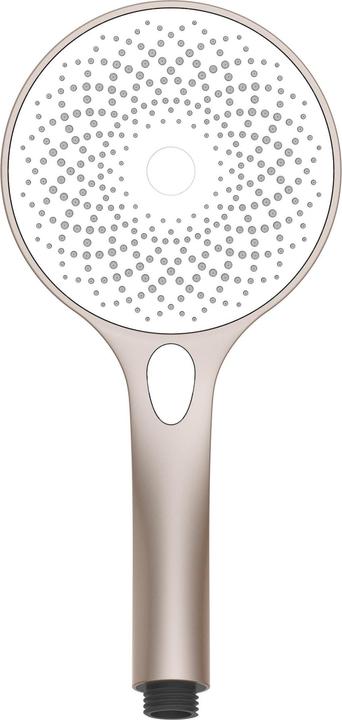 Produktbild Schütte Duschkopf Bad CAPRI Handbrause Rosé matt Weiss Wassersparende Dichtung 60995 (3 Strahlarten, 16 l/min)