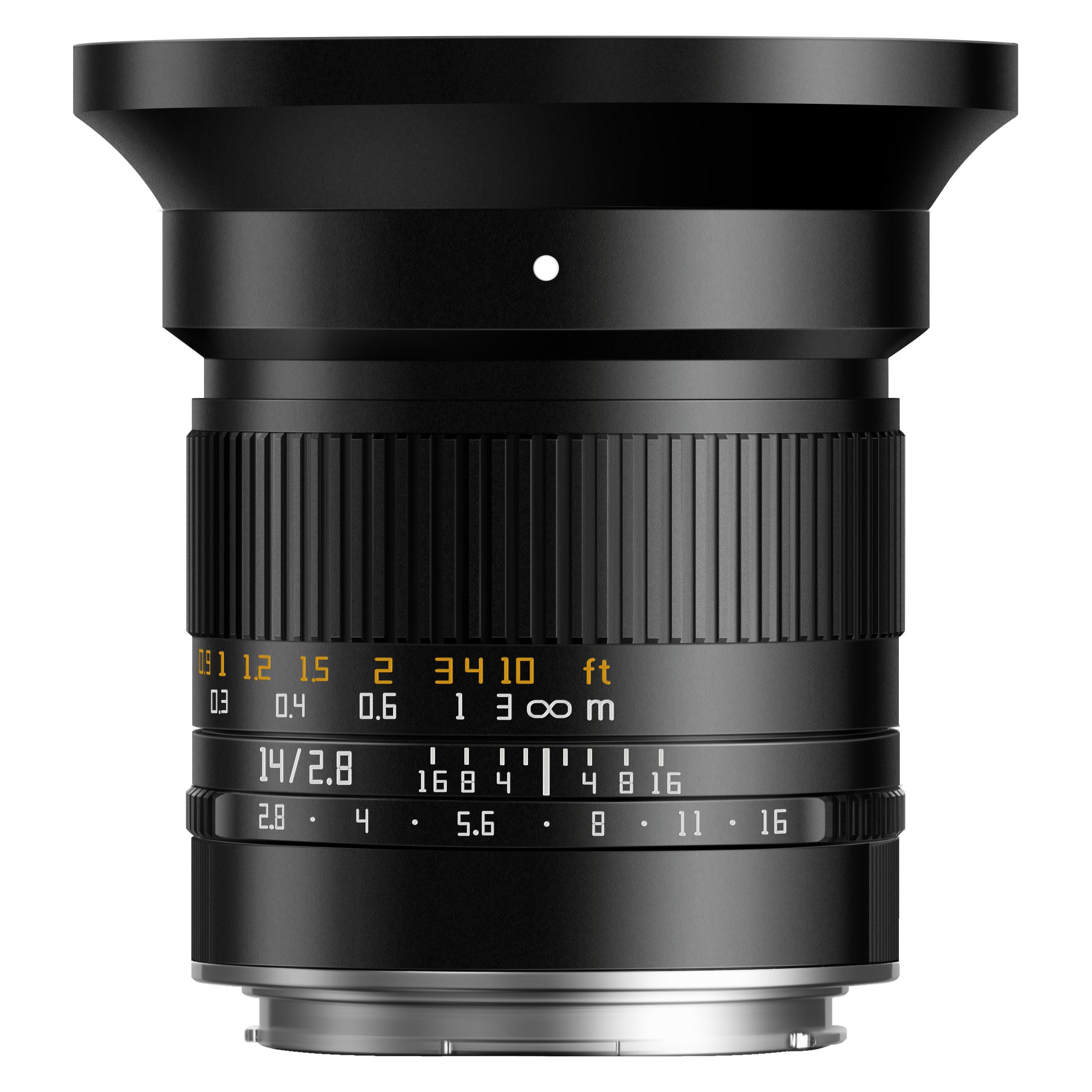 TTArtisan 14mm F2.8 L (L-Mount, Vollformat), Objektiv, Schwarz