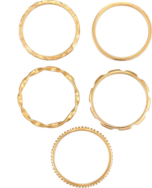 Image du produit Elli Basic Ring, set de bagues (56, Argent 925)