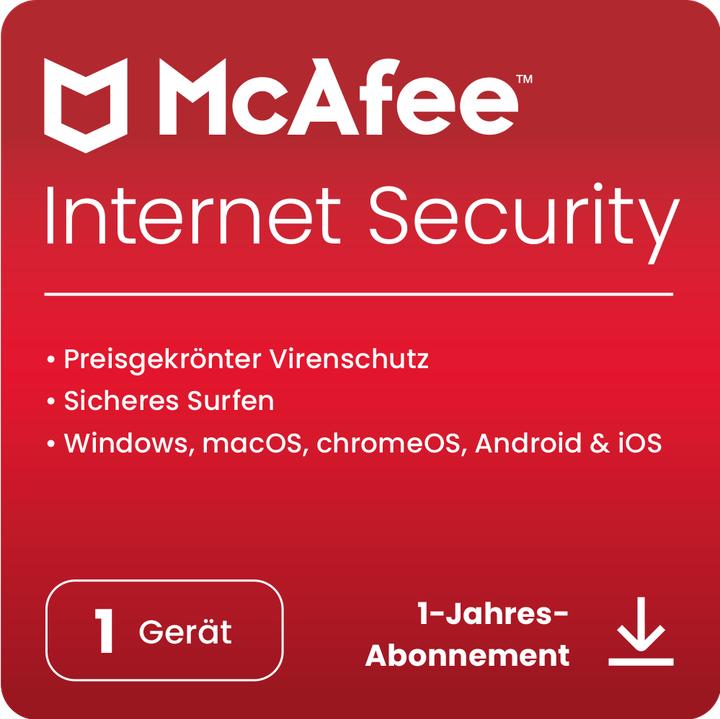McAfee Internet Security (1 User, 12 Monate)