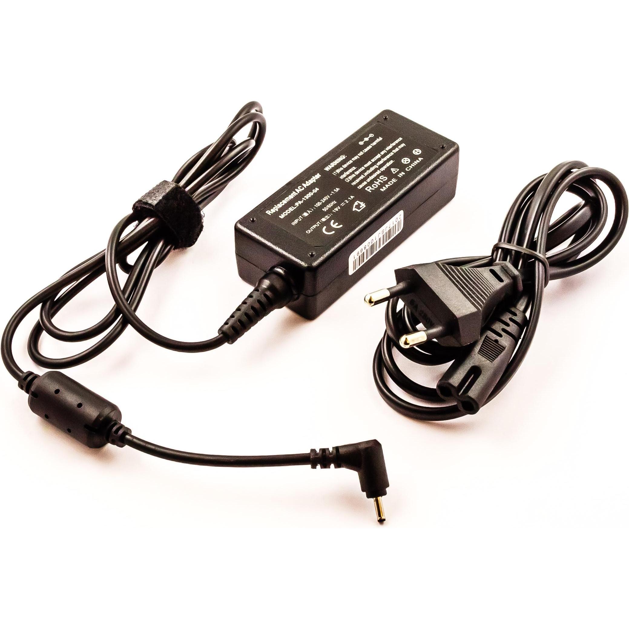 AGI 7563 - Notebook - Indoor - 100-240 V - Schwarz - ASUS EEE PC 1008PG - 111 mm (40 W), Notebook Netzteil, Schwarz