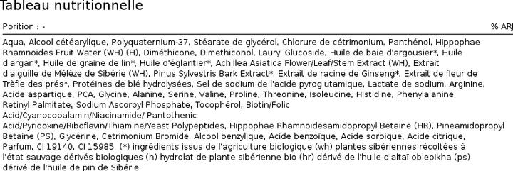 Actual product image Natura Siberica Oblepikha Conditioner Volume (400 ml)