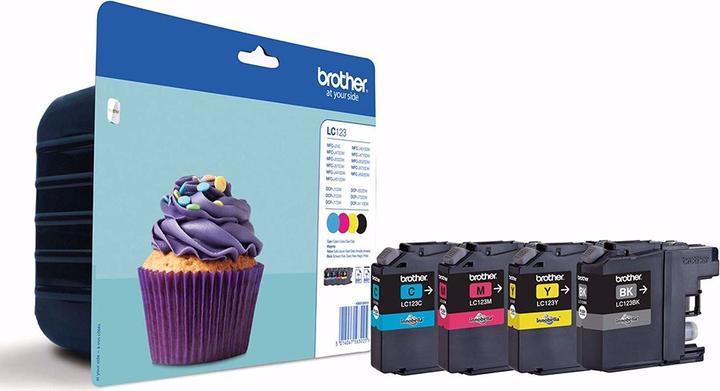 Actual product image Brother LC-123VALBP Value Pack (M, C, Y, FC)