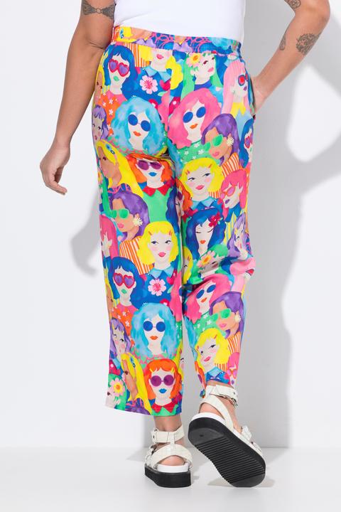 Actual product image Angel of Style Hose, weites Bein, Gesichterdruck (54)