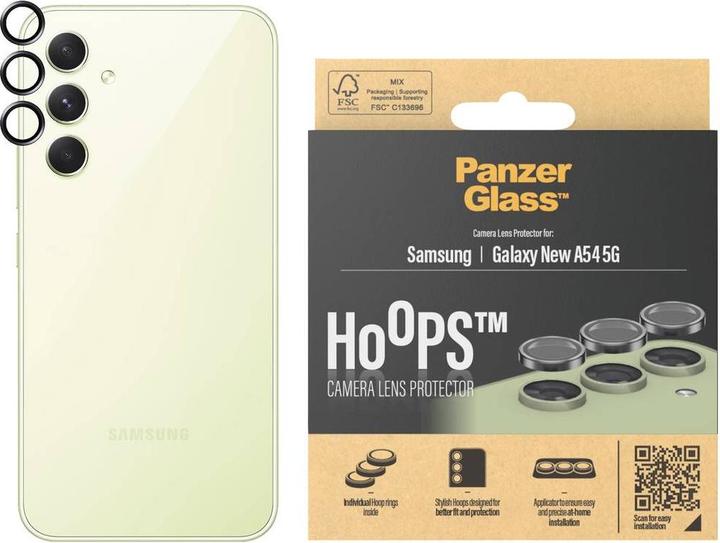 Immagine prodotto PanzerGlass Hoops Camera Lens Protector (1 Pezzo/i, Samsung Galaxy A55)