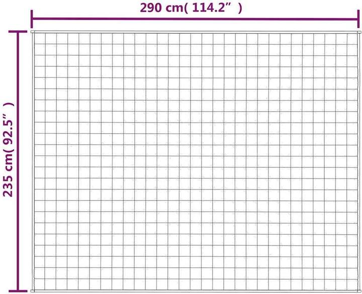 Immagine prodotto vidaXL Gewichtsdecke (290 x 235 cm)