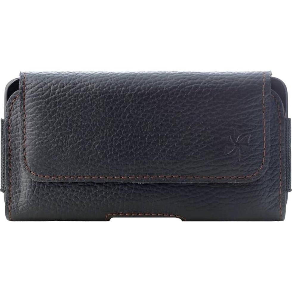 Honju, Bauchtasche, horizon Echtleder Gürteltasche, Schwarz