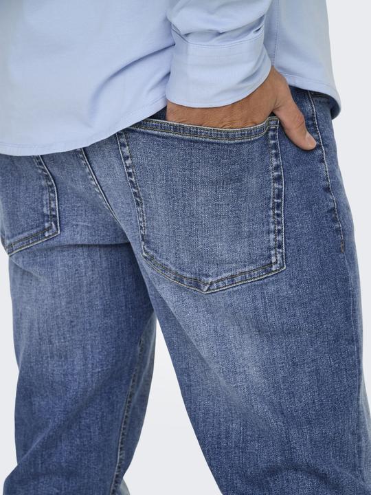 Actual product image Only & Sons ONSWEFT Mittlere Taille Normal geschnitten Jeans Slim Fit Jeans (W29/L32)