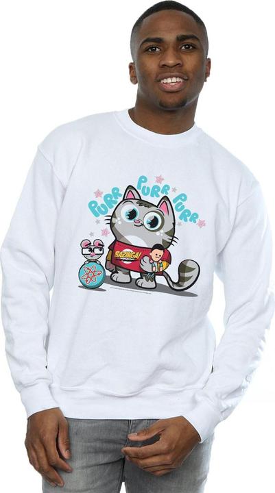 Produktbild Dam Bazinga Kitty Sweatshirt aus Baumwolle (3XL)