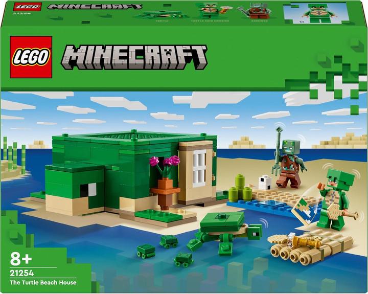 Immagine prodotto LEGO 21254 La casa sulla spiaggia della tartaruga (21254, LEGO Minecraft)
