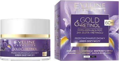 Actual product image Eveline Cosmetics Gold & Retinol Anti-Wrinkle Firming Day & Night Cream 60+ 50Ml (50 ml, 24h cream)