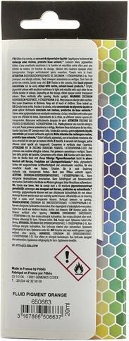 Actual product image Pebeo Fluid Pigment (Orange, 20 ml)