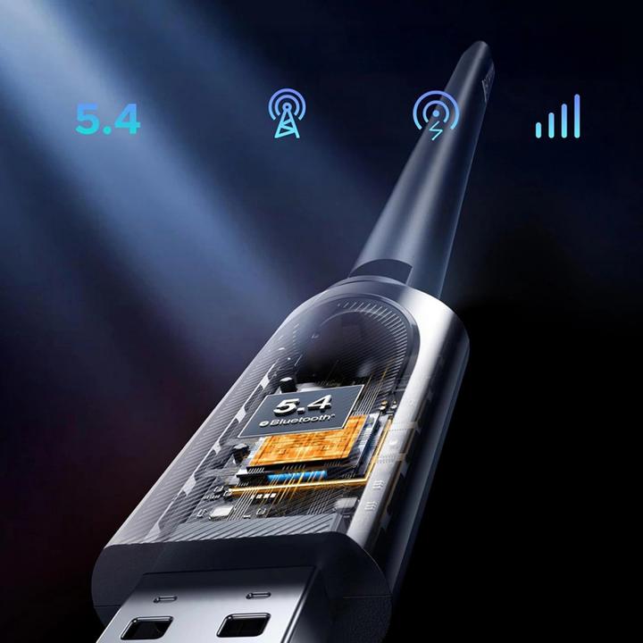 Actual product image Ugreen Adapter CM878 bezprzewodowy WiFi 6 z Bluetooth 5.4 - czarny (Transmitter & Receiver)