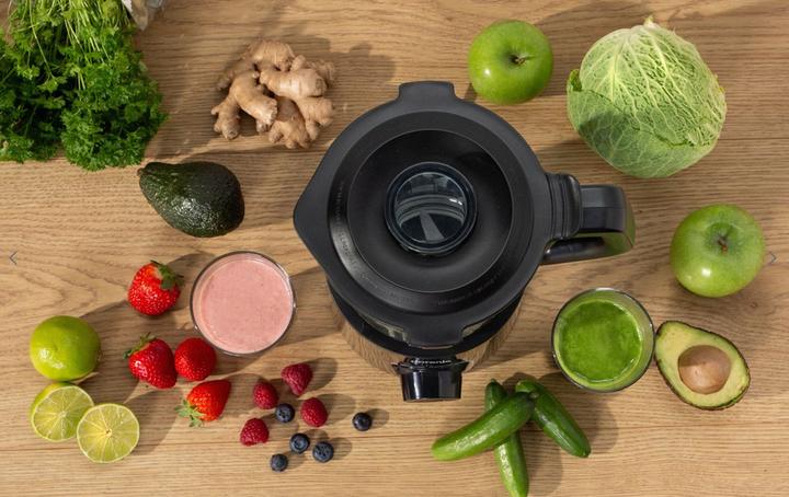 Actual product image Gorenje B800GBK Blender, Stand, Power 800 W, 2 speeds, Glass jug 1.5 L, Black (800 W)