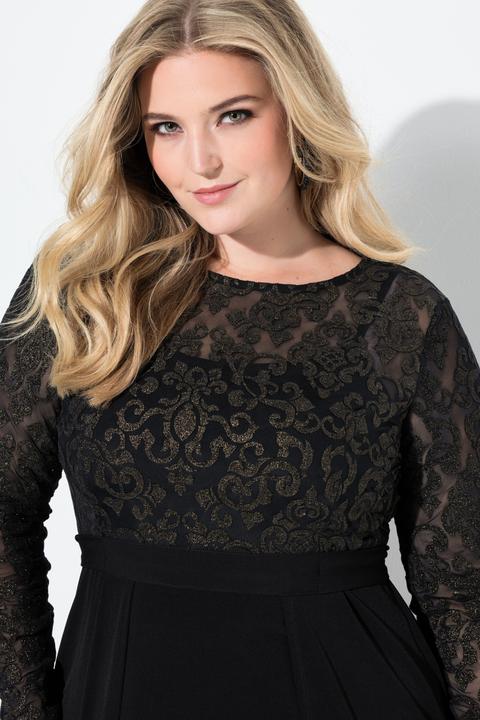 Produktbild Miamoda Abendkleid, Oberteil aus Spitze, weiter Jerseyrock (42)