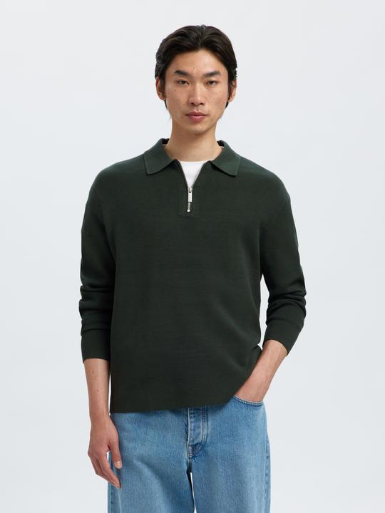 Produktbild Selected Slhteller Fn Relaxed Half Zip Polo Noos (M)