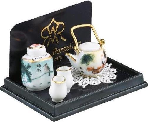 Actual product image Reutter 001.315/5 - Small Japanese tea time, miniature in 1:12 scale