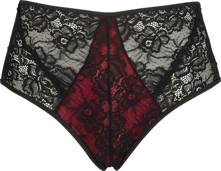 Image du produit Ulla Popken Culotte taille haute, ouverture, lanières croisées (62)