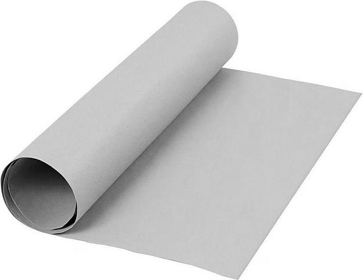 Creativ Company Rouleau de papier en cuir, 350 g, 1 pièce, gris