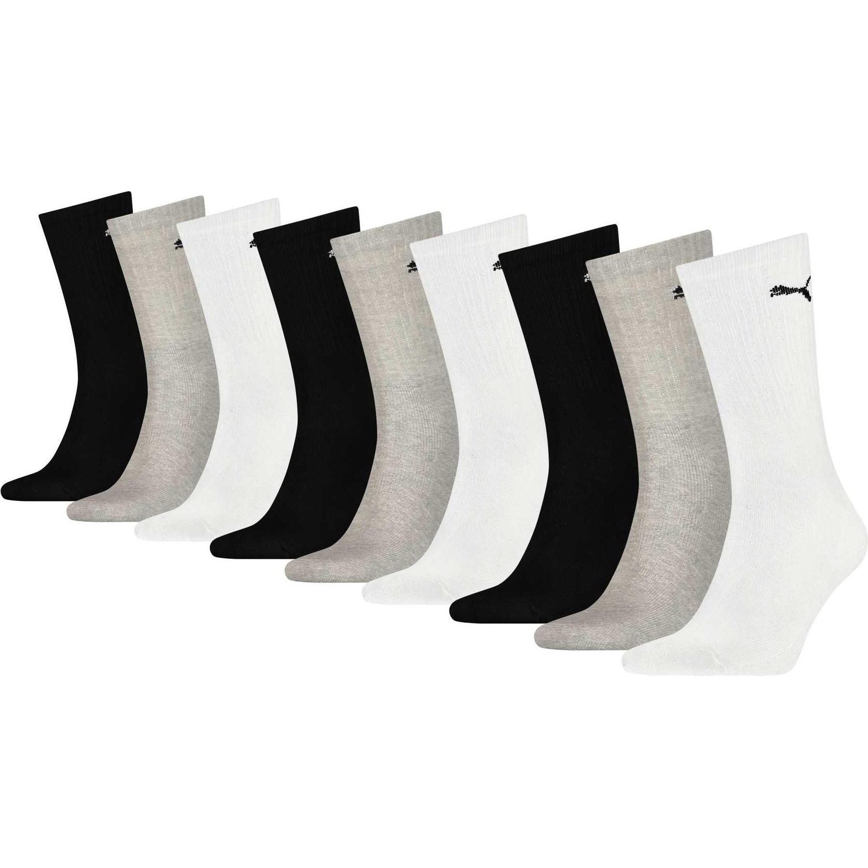 Thumbnail - Puma, Herren, Socken, Crew Socke 9p Ecom, Weiss, (9er Pack, 47 - 49)