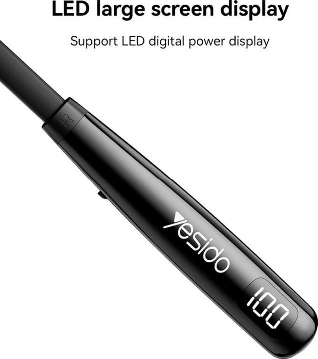 Actual product image Yesido Handsfree BT YSP22, Black (Wireless)