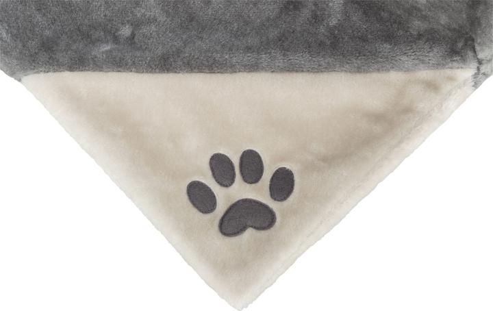 Immagine prodotto Trixie Letto a radiatori, peluche, 45 × 24 × 31 cm, grigio/grigio chiaro (Gatto)