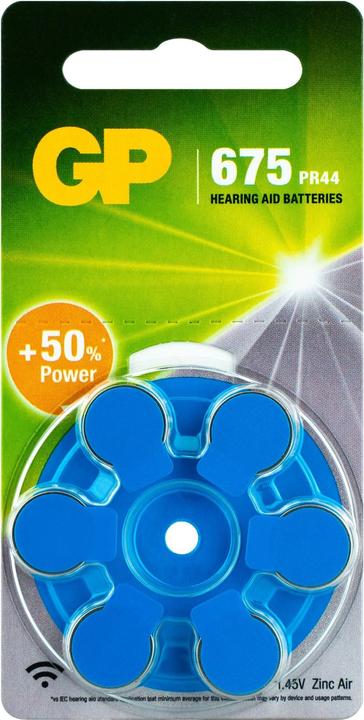 Produktbild GP Batteries Gp Za675 (6 Stk., PR44, 650 mAh)
