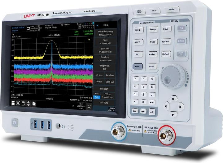 Image du produit Uni-T Analyseur de spectre UTS1015B, 9 kHz..1,5 GHz
