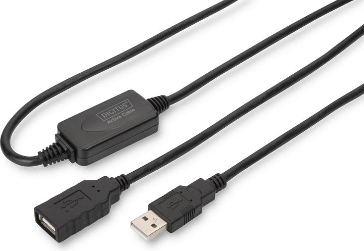 Immagine prodotto Digitus Cavo ripetitore USB 2.0 USB A maschio / A femmina lunghezza 15m (15 m, USB 2.0)