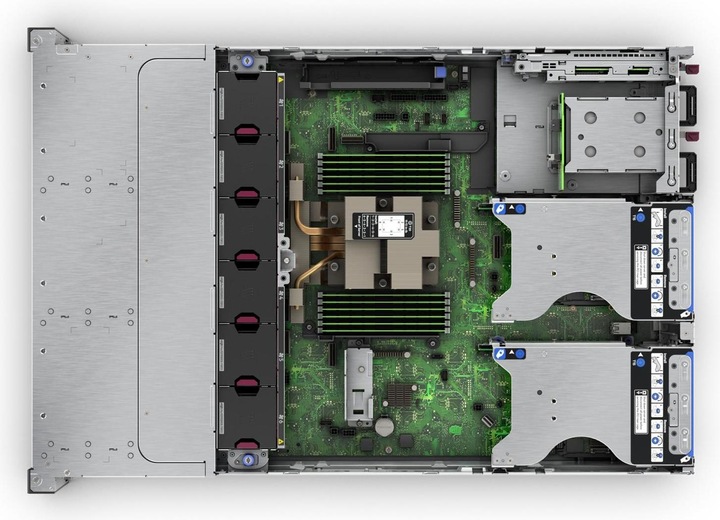 Produktbild HPE ProLiant DL345 Gen11 AMD EPYC 9124 3.0GHz 16-core 1P 32GB-R MR408i-o 8LFF 1000W PS EU Server (Amd Epyc 9124, 32 GB, Rack Server)
