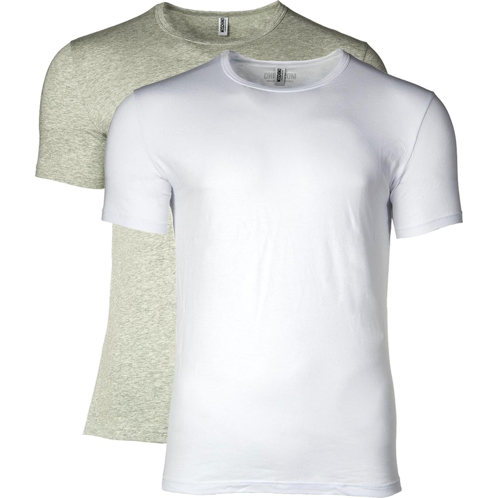 Moschino, Herren, Shirt, T-Shirt Casual Figurbetont, Mehrfarbig, (S)