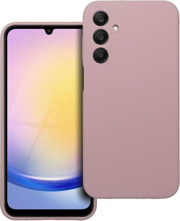 Image du produit OEM Back panel cover Case SILICONE 2mm for SAMSUNG A25 5G sand pink (Samsung Galaxy A25 5G)