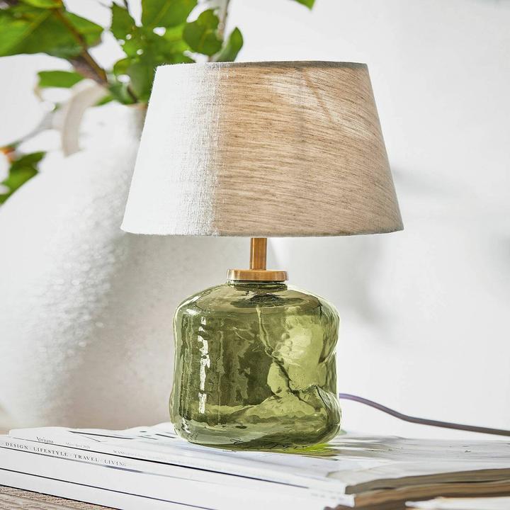 Image du produit Loberon Lampe de table Rufino vert (E14)