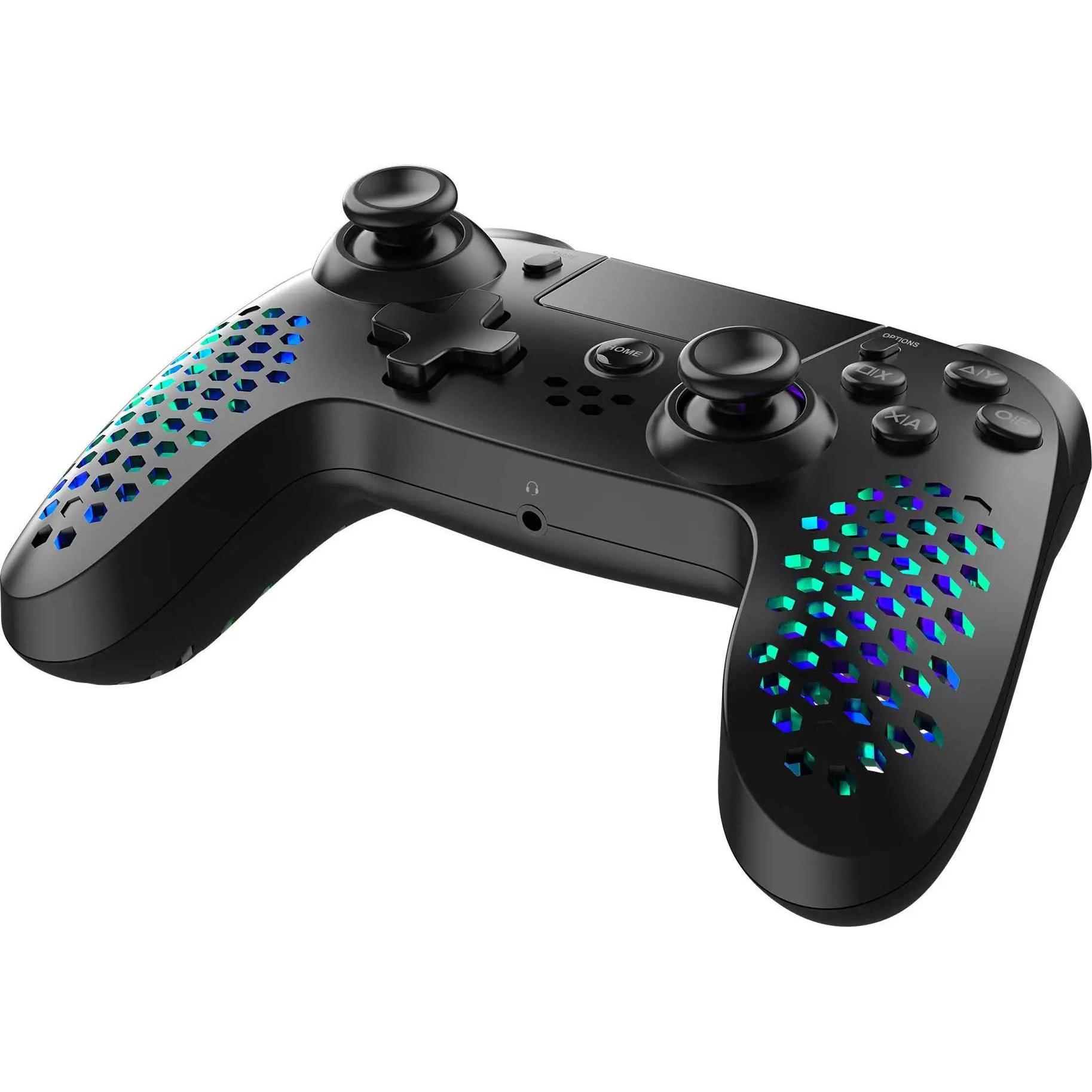 Subsonic Controller Hexalight Manette Ps4 (PC, PS4), Controller gaming, Nero
