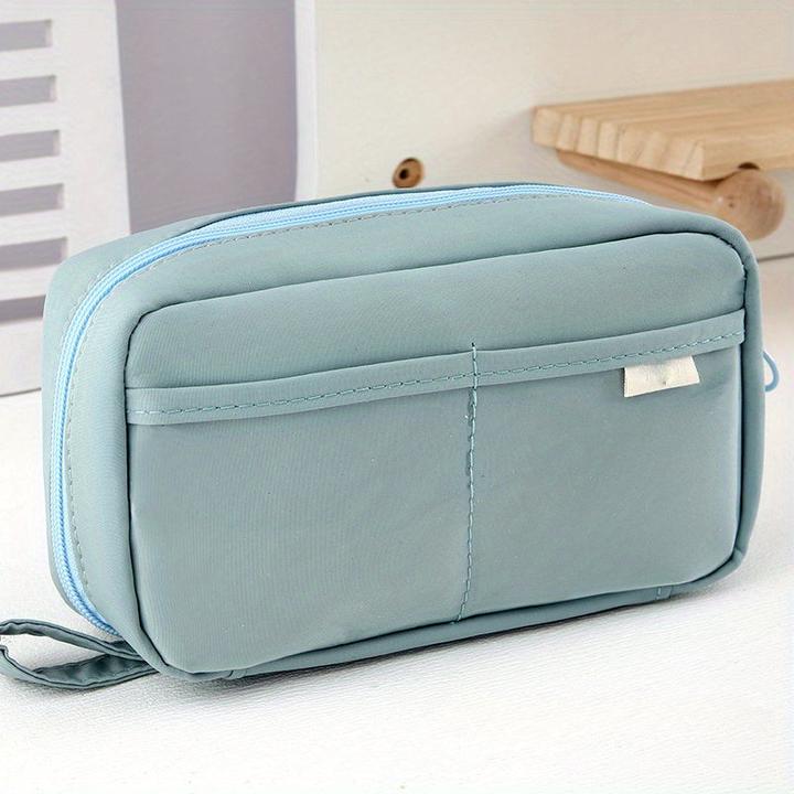 Actual product image Only-Bags.Store Organic Multi-Compartment Pencil Case - Desk essentials for a tidy desk.
