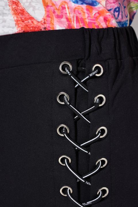 Actual product image Angel of Style Maxi-Jerseyrock, A-Linie, Schlitz mit Schnürung (56)