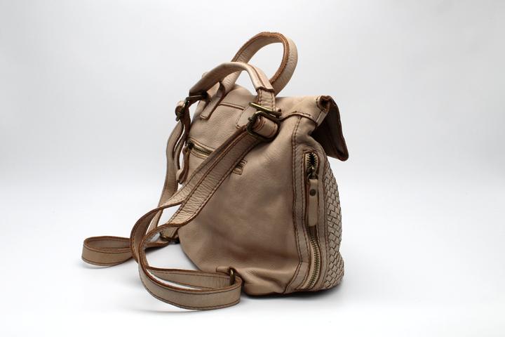 Produktbild Only-Bags.Store Gewebter Lederrucksack und Umhängetasche Soft Totes