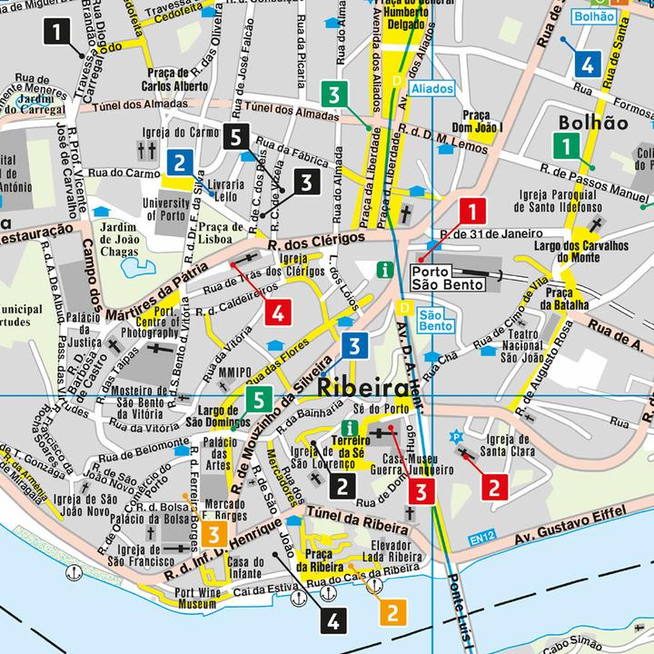 Actual product image Porto, Stadtplan 1:10.000, freytag & berndt
