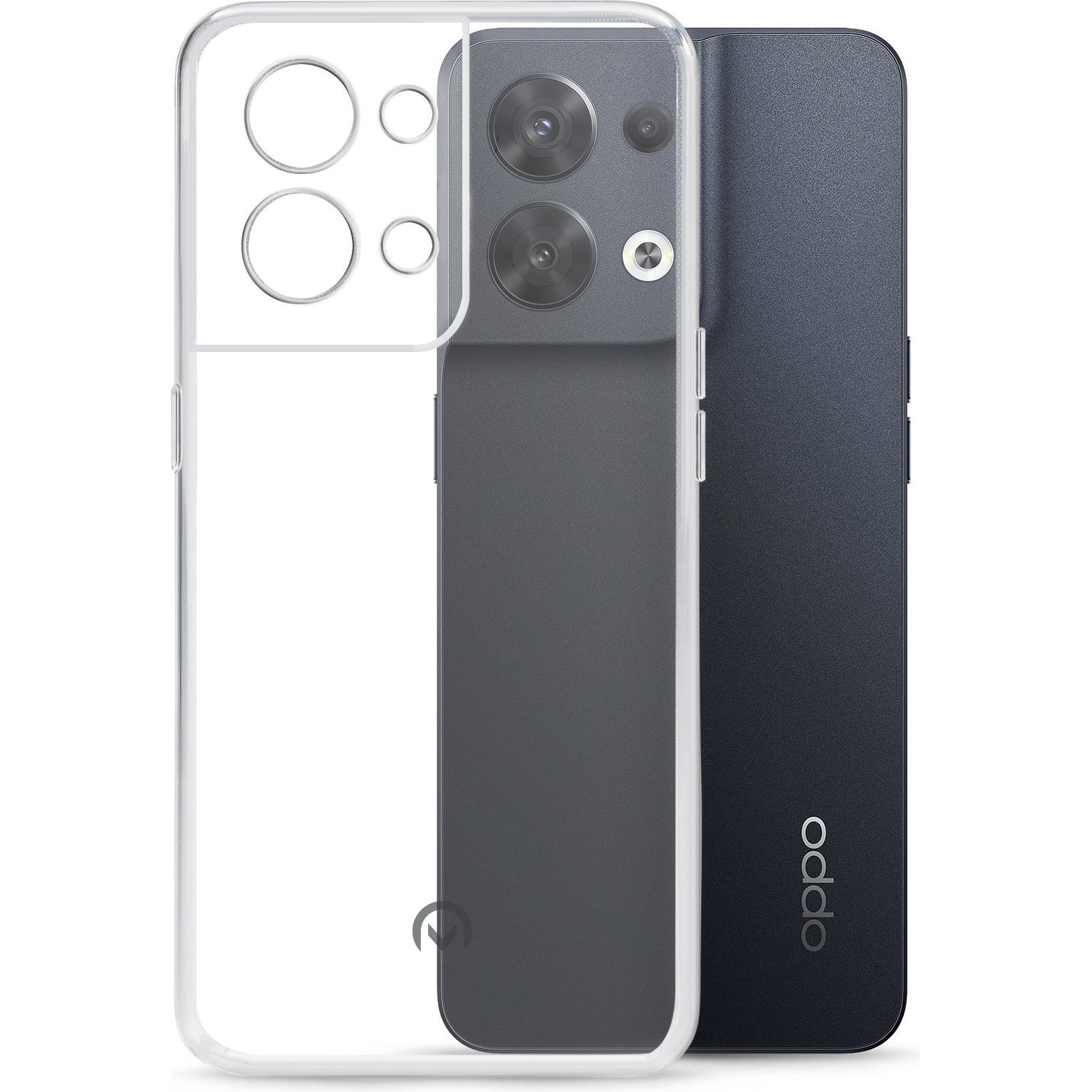 Mobilize Gelee-Hülle (Oppo Reno 8 Pro 5G), Smartphone Hülle, Transparent
