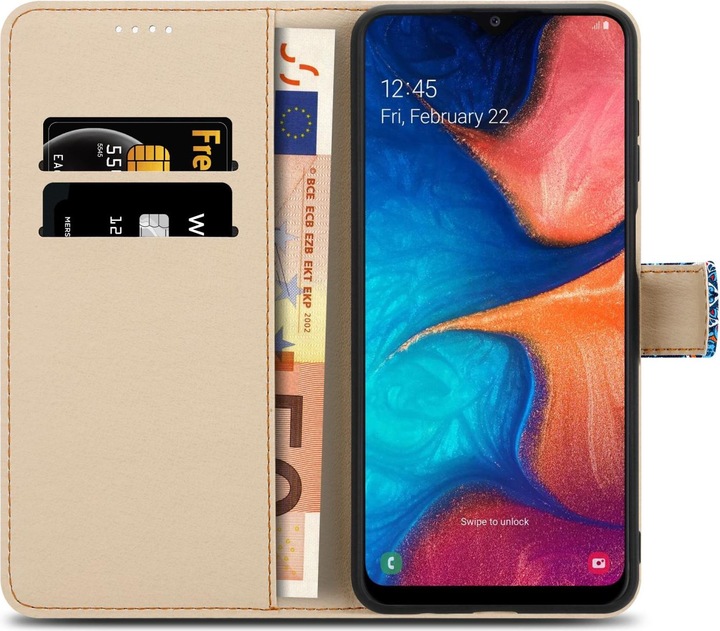 Image du produit Cadorabo Book Housse avec impression pour Samsung Galaxy A20 / A30 / M10s (Samsung Galaxy M10s, TCL A30, Samsung Galaxy A20)