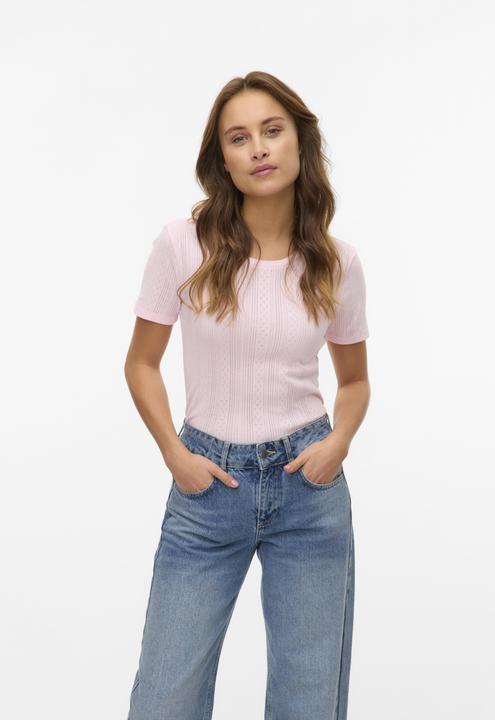 Image du produit Vero Moda Vmlisa Pointelle Ss Top Jrs Noos (L)